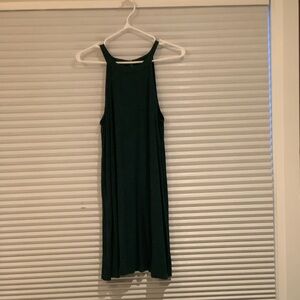 Elegant Sleeveless Green Dress